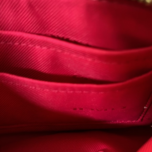 NWOT COACH - Pink and Maroon Wristlet - Picture 5 of 7